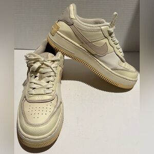 Nike Air Force 1 Shadow 'Coconut Milk' Women’s Size US 7.5 VGUC